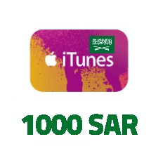 iTunes Gift Card 1000 SAR (Saudi Arabia Store)