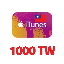 iTunes Gift Card 1000 TW (Taiwan Store)