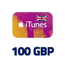 iTunes Voucher 100 GBP UK (United Kingdom Store)