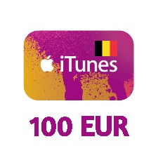 iTunes Gift Card 100 EUR BE (Belgium Store)