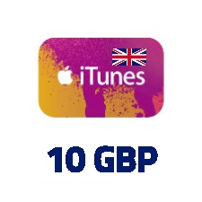 iTunes Voucher 10 GBP UK (United Kingdom Store)