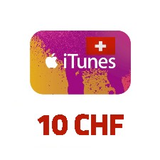 iTunes Gift Card 10 CHF CH (Switzerland STORE)