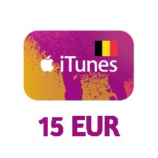 iTunes Gift Card 15 EUR BE (Belgium Store)