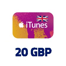 iTunes Gift Card 20 GBP UK (United Kingdom Store)