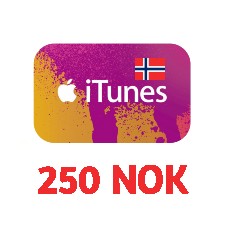 ITunes Gift Card 250 NOK (Norway STORE)