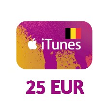 iTunes Gift Card 25 EUR BE (Belgium Store)