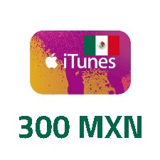 iTunes Gift Card 300 MXN (Mexico Store)