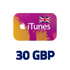 iTunes Gift Card 30 GBP UK (United Kingdom Store)