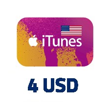 ITunes Voucher 4 USD [Instant]