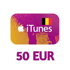 iTunes Gift Card 50 EUR BE (Belgium Store)