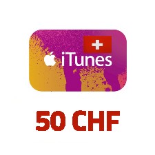iTunes Gift Card 50 CHF CH (Switzerland STORE)