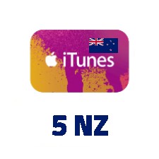 iTunes Gift Card 5 NZ (New Zealand Store)