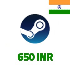 Steam Wallet Code 650 INR